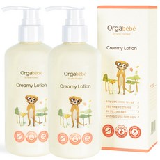 오가베베 유아용 크리미 고보습 올인원 로션, 300ml, 2개