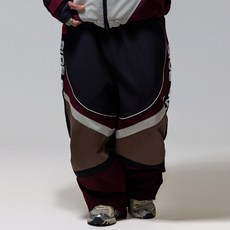 2425 오비오 남녀공용 보드복 플래임 와이드 팬츠 OVYO FLAME OVERFIT PT JET BLACK