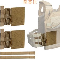 戰術馬甲背心tubes通用molle快拆扣jpc cpc 6094 4020快拆快脫, 黑色,2個一袋（一件戰術背心需要2個）, 1個