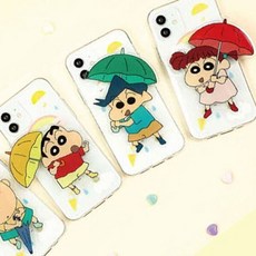 대학생들 인기만점 아이폰 13 짱구레인 빅톡 투명젤 케이스