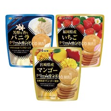 나나오 크림샌드 3종 [이치고+바닐라+망고] 1개씩, 1개, 66g