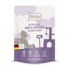 MjAMjAM 魔力喵 德國貓主食罐/餐包, 25號｜雞肉+兔肉+蒸南瓜, 300g, 1個