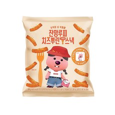 잔망루피 치즈뿌린 떡볶이스낵, 18개, 80g