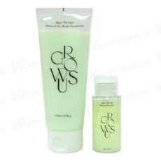 그로우어스 알게 테라피 노워시 트리트먼트 150ml+샴푸 53g 기획세트, 1세트