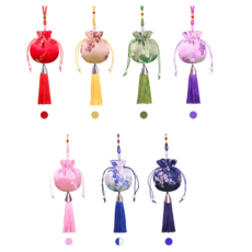 이으마 운수대통 복주머니 파우치 세뱃돈 선물 기념품 7종 세트, 각각 하나씩 7개