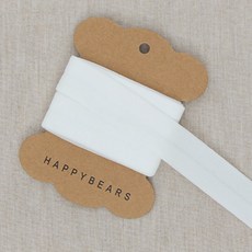 패션스타트 [180cm] 베이직 바인딩 고무줄 20mm 화이트, 1개