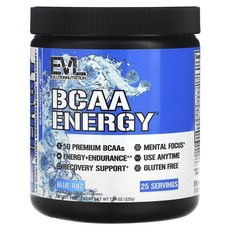 에볼루션뉴트리션 BCAA 에너지 블루라즈 225g, 6개