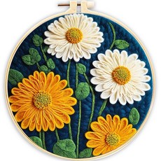 사르부터 바늘 펠트 키트 DIY 울 스타러 자수 선물용 홈 데코레이션에 적합한 초보자용 (별과 태양)