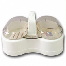 비누 받침 거치대 2칸 보관 케이스 화장실 비누각 kbk+9682dW, 해당 상품 선택하기, 1개