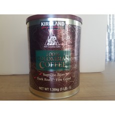 커클랜드시그니춰 콜롬비아 그라운드 커피, 커피메이커, 1.36kg, 1개