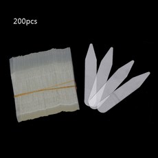 200pcs/set 플라스틱 칼라 스티프 렌저는 드레스 셔츠 남자 선물을위한 뼈를 유지, 분명한