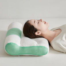 로젤라 경추베개 깊은 수면 베개 목보호 메모리 폼 베개, 1개, 민트 그린