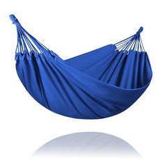 아마존평점4.5+ 미국출고 169593 SUNCREAT Hammocks Outdoor Camping Double Hammock 2 Person Backyard Navy, 네이비