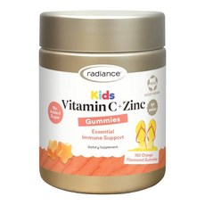 래디언스 키즈 비타민C 아연 구미 오렌지맛 Radiance Kids Vitamin C & Zinc, 1개, 160정