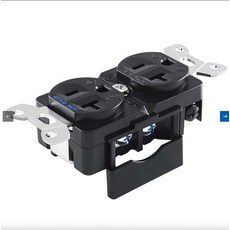 Furutech GTX-D NCF(R) 電源插座 鍍銠導體, 黑色, 1個, Furitech GTX-D NCF (R)