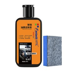 Fantastic XML 玻璃油膜去除膏, 1個, 玻璃油膜去除乳膏送羊毛氈海綿*1