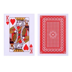 트럼프 카드 게임용 수집용품 세트, 레드(a)