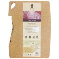 SAGE 砧板 平面實用型 松木纖維 30x40cm 檜木色 耐高溫 護刀鋒, 1個