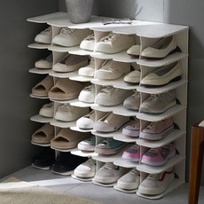 키밍 조립식 현관 6단 신발장 수납 신발보관함 정리대, 1개, PP