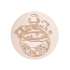 레트로 왁스 스탬프 헤드 25mm 1개 초대장 카드, HY09