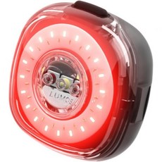 루모스 파이어플라이 스마트 자전거 라이트 시스템 - 앞뒤 LED 동기화 | 맞춤 밝기 깜박임 패턴 주간야간 모드 방향 지시등 브레이크 야간 라이딩 액세서리 남녀용, 1x Lumos Firefly (Without Char