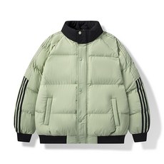 情侶款加厚保暖防水短版棉服外套