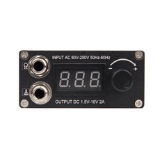 紋身機電源供應器 穩定耐用 液晶顯示, 1個, 黑色, 黑色