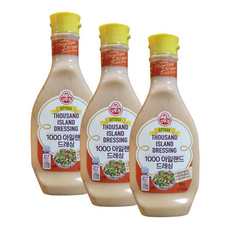 오뚜기 1000 아일랜드 드레싱 500g 3개