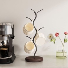 網紅杯架 家用客廳裝飾 鑰匙收納 立體擺件 茶杯水杯置物瀝水架, 1個, 杯架