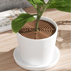 19cm 화분 흙날림 방지 커버 고양이 아기 덮개, 1개