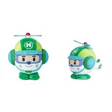 로보카 폴리 헬리 미니 봉제 인형 14.5cm 폴리 애착 인형, 1개