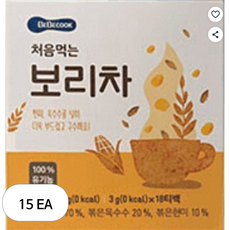 베베쿡 처음 먹는 시리즈, 3g, 18개입, 15개