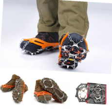 눈길 체인 아이젠 등산 미끄럼방지 휴대용 8체인, 색상 랜덤 8체인