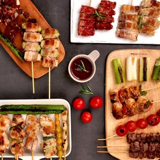 12년 장인의 수제 염통꼬치/캠핑꼬치/모듬꼬치/간식/간편술안주 골라담기, 염통꼬치 500g (20꼬치), 1개