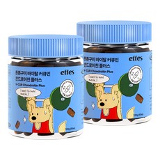 엣츠 튼튼구미 강아지 관절 근육 영양제, 2개, 뼈/관절강화, 80정