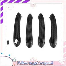 카본 파이버 외부 도어 핸들 커버 트림, 기본, 기본