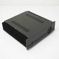 熱賣 65外置散熱器功放機箱 全鋁合金後級電源外殼 小功率散熱鋁殼diy