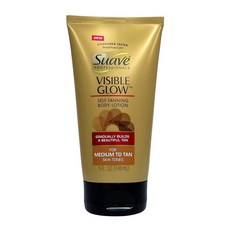Suave Professionals Visible Glow 셀프 태닝 바디 로션 미디엄에서 탠 141.7g(5온스) (싱글), Suave Professionals Visible Gl, 1개, 148ml
