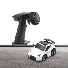 FPV RC카 드론 카메라 RC SNT 1100 Q25-370Z 자동차 마이크로 데스크 레이스 테이블 리모컨 마그네틱 어트랙션 FPVBOX 25mW, 1개, RTR White Car TX