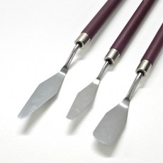 리브온 미술용 페인팅 아트 나이프 스파츌라 칼, 라운드사각, 1개, 라운드사각