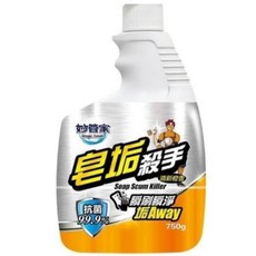 妙管家 水垢去霉清潔劑 (廚房/廁所適用) 強效去除水垢 抑制霉菌, 1個, 750ml