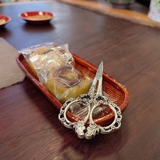 빈티지 프랑땅 엔틱 수공예 가위 재단 서원뜰, 1개, 상세페이지 참조
