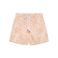 바르바 프린트 스윔 쇼츠, 브라운계열+화이트계열