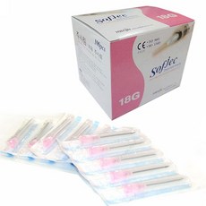 소프젝 니들 일회용 주사침 얇은 주사바늘 의료용, 일회용주사침