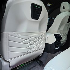 레이덴 BMW 호환 5시리즈 G60 킥매트 시트커버 킥커버 보호매트 1+1, 스모크화이트, 2개