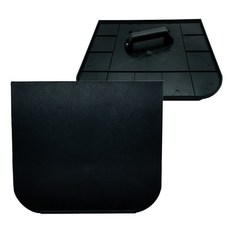 미장판 다용도 빠대판 흙판 받이 고대판 퍼티판 핸디코트, 흑색, 2개