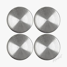 스테인레스 나사 캡 4P 실버 19mm, 1
