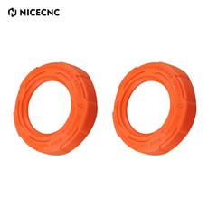 KTM EXC 300 EXCF 350 Husqvarna TE 300 FE450 2017-2024 GasGas EC 2021-2024용 앞뒤 휠 베어링 보호 캡, [03] Rear Orange