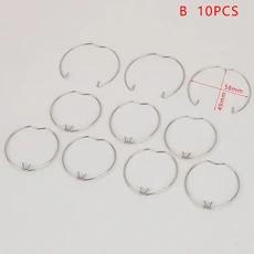 작업등led 라이트 컵 브래킷 카드 링 55mm 48mm 램프 고정 스프링 클립 링 MR16 GU10 스포트 라이트 다운, 03 B