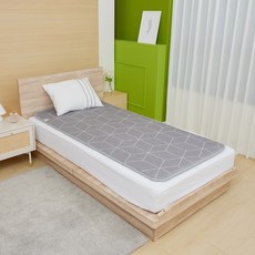 한일의료기 프리미엄 보듬 탄소매트 큐브그레이, 싱글